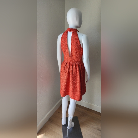 New Halter Red Dress - Size Medium! - Picture 3 of 5
